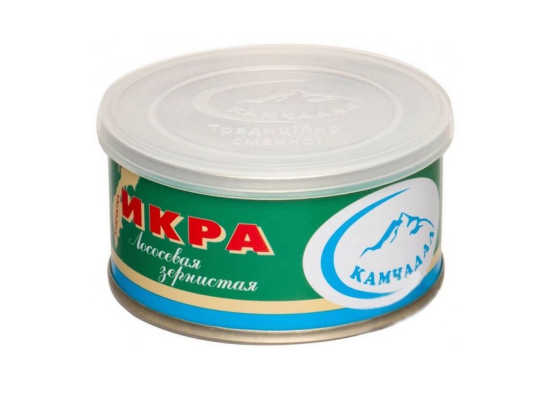 КАМЧАДАЛ ИКРА ЛОСОСЕВАЯ ЗЕРНИСТАЯ Ж/Б 80Г
